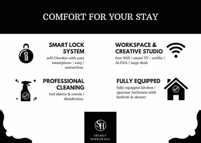 Secret Hideaways Cozystudio 2 Superior Apartment Mit Wifi Nahe Uni L Messe L Flughafen L Zoo
